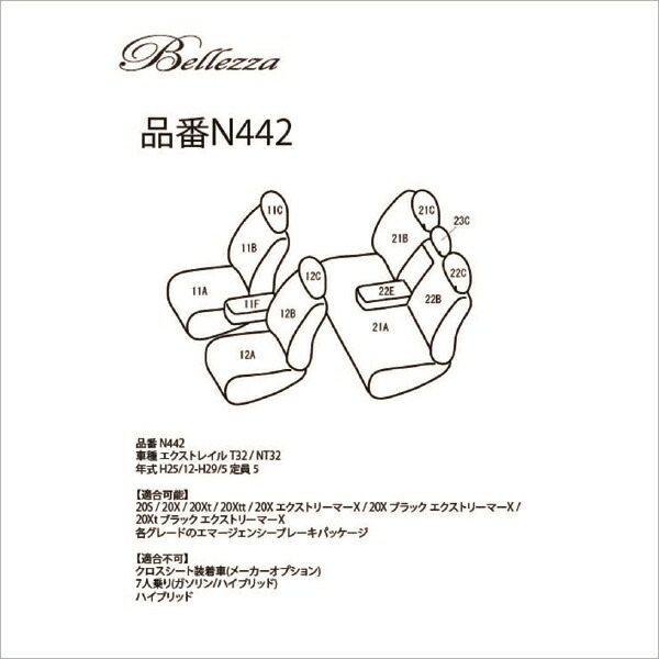 激安特価 Bellezza ベレッツァ Casual カジュアル シートカバー ワインレッド T32 Nt32 エクストレイル 5人 Becun442wr2 セール30 Off Carlavista Com