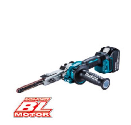 makita(マキタ):9ミリ充電式ベルトサンダ BS180DRG 狭い所や複雑な形状の研削に 軽量コンパクトでハイパワー ９ミリ充電式ベルトサンダ B