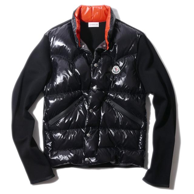 すこやか工房 モンクレール ニットダウン カーディガン 9b 999ブラック Moncler メンズ 21aw ブランド ギフト Motos
