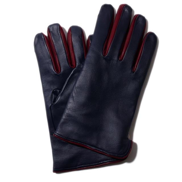 お気にいる awメローラ スマホ対応 撥水レザーグローブ F44 ネイビー ボルドー ラムナッパ カシミヤ裏地付き awメローラ マーケット イタリア製 撥水レザーグローブ Merola 手袋 メンズ ブランドショップ Axes Eb42c9a9 Merrilyorsini Com