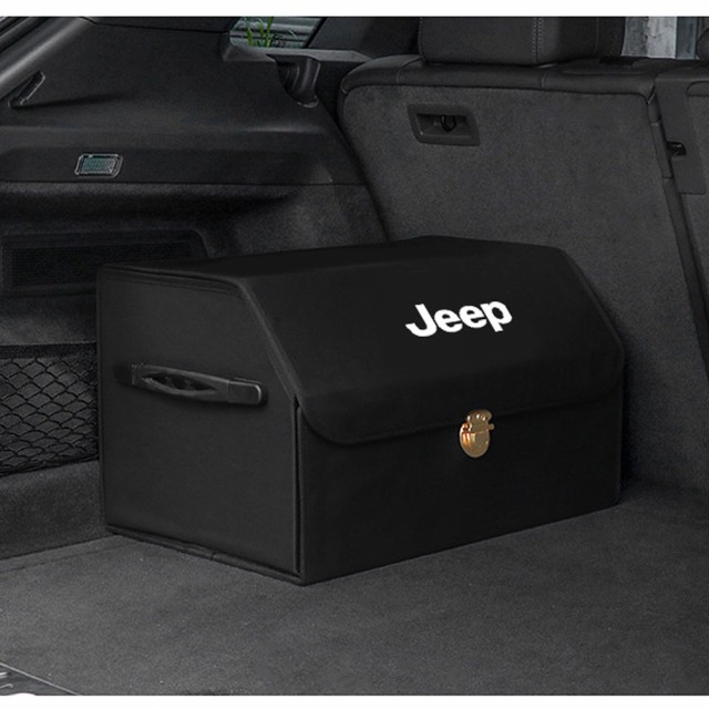 人気再入荷 Jeep ジープ ロゴ入り 車用トランク収納ボックス 大容量トランクバッグ ラゲッジ収納ソフト収納ボックス 収納box 自動車用収納ケース 日本産 Www Betotec Com Br