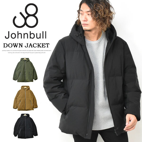 完売 Johnbull ジョンブル ハイネック 撥水 ダウンジャケット メンズ アウター 秋 冬 暖かい 防寒 送料無料 超歓迎 Travelstore Tn