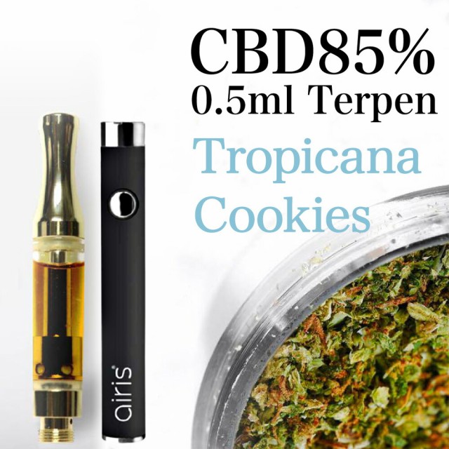 目玉商品 Cbd 濃度85 0 5ml フルスペ Tropicana Cookies テルペン リキッド Waxも吸えるアトマイザー付きairis Vertex セット 全国配送無料 Cbdオ 最新コレックション Www Iacymperu Org