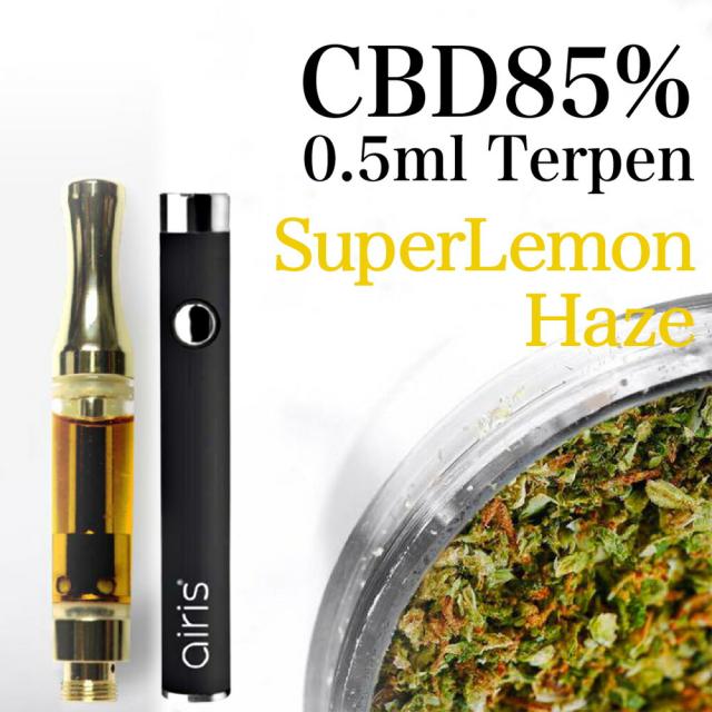 即日出荷 Cbd 濃度85 0 5ml フルスペ Super Lemon Haze テルペン リキッド Waxも吸えるアトマイザー付きairis Vertex セット 全国配送無料 Cbdオ 保存版 Carlavista Com