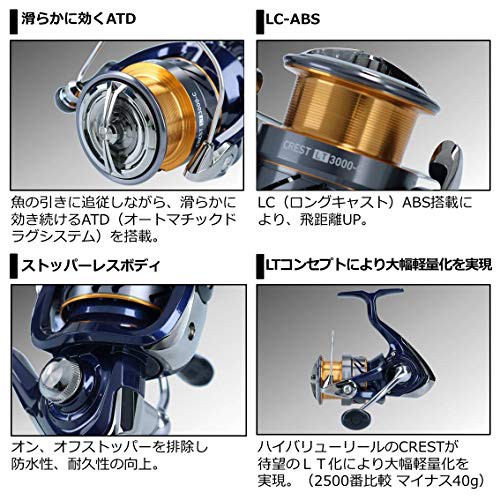 現金特価 ダイワ Daiwa スピニングリール クレスト Lt2500s モデル 人気の Centrodeladultomayor Com Uy