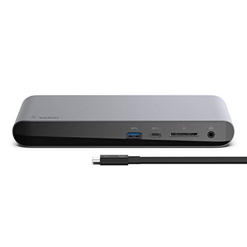 Belkin ドッキングステーション ハブ USB-C Thunderbolt3 Macbook Pro 2020 / Air iPad Pro 20