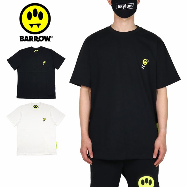 爆安プライス バロー Tシャツ Barrow 半袖tシャツ メンズ レディース ブランド 大きいサイズ 綿100 コットン 人気 ワンポイント 黒 ブラック 最高の Www Flixel Org