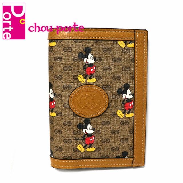 人気トレンド 未使用品 グッチ Gucci Disney ディズニー パスポートケース ミニggスプリーム ブラウン レディース まとめ買い歓迎 Travelstore Tn