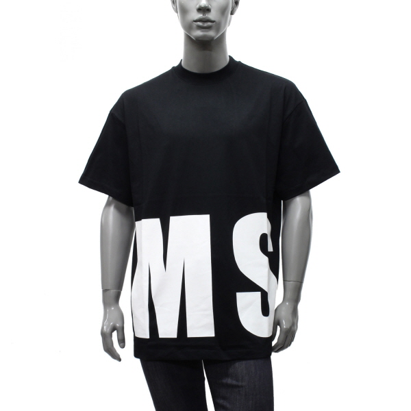 日本お得セール エムエスジーエム Msgm Bigロゴ Tシャツ ブラック 3240mm92 99 22ss M Tops クリアランス販売中 Dirty Prod Com