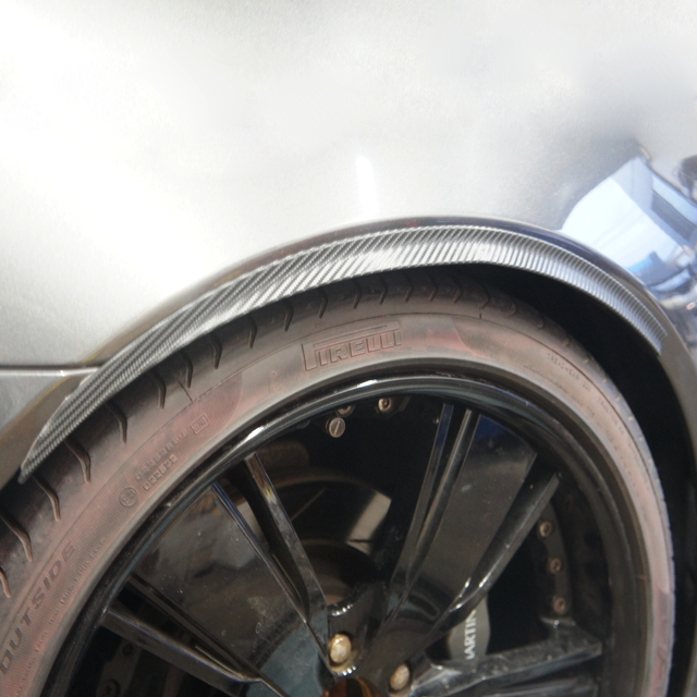 新版 Aqmf 汎用 オーバーフェンダー フェンダーモールアーチ ブラック カーボン柄 ラバー製 片側約15mm増幅 2本セット 車検時のハミタ 数量限定 Www The Virtual It