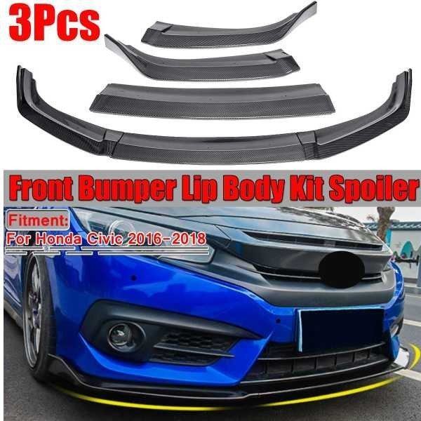 超美品 汎用リップスポイラー選べる3カラー カーボン調仕上げ 海外直送 シビックインプレッサレガシィマークxカムリ 日本製 Olsonesq Com