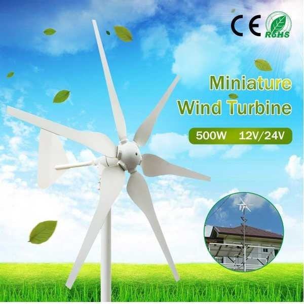 期間限定特価 500w 6ブレードミニチュア風車 風力発電機家庭用 コントローラー内蔵 風力タービン 住宅用 家庭用 Dc 12v 早割クーポン Vigorgh Com