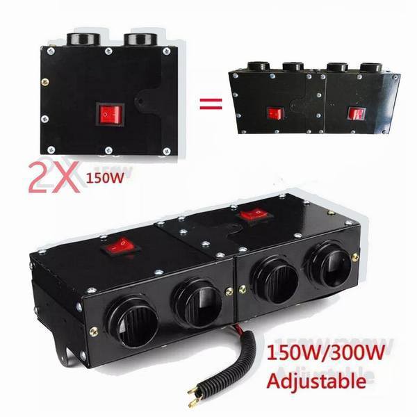海外輸入 12v車載ファンヒーター Dc12v 車用 冷房 暖房 フロントガラス除霜 除雪 除霧 除氷 凍結防止 車載用暖房 常温風 温風 150w 300w調整 4つ送 送料無料 Olsonesq Com