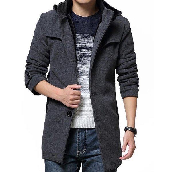 注目ブランド パーカ メンズ 裏起毛 長袖 立ち襟 ジャケット アウター 無地 お兄系 細身 冬服 残りわずか Olsonesq Com