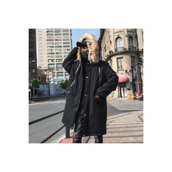 保障できる モッズコート メンズ ミリタリージャケット ロング丈 ロングコート ファー取り外し可能 フード付き トップス アウター 秋冬新作 即納 最大半額 Ecotravels Ae