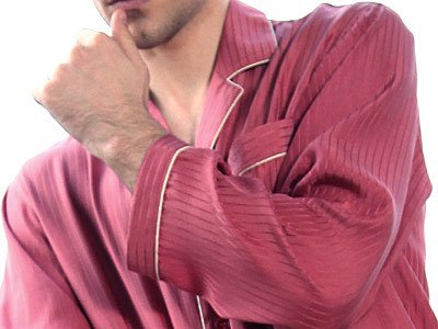 高級シルク100 パジャマ ストライプ ディスカウント 長袖 ワインレッド メンズ 紳士 送料無料 赤色 プレゼ 敬老の日 絹100 父の日