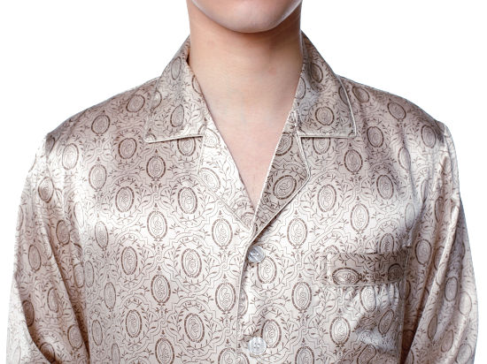 公式 シルクパジャマ メンズ 長袖 シルク100 オシャレ ベージュ 送料無料 父の日 敬老の日 プレゼント ギフト 進化版 Carlavista Com