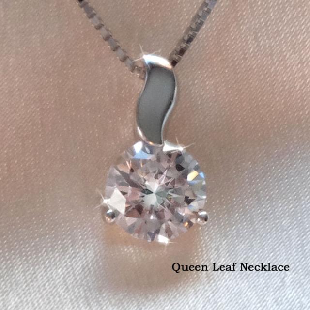 リアルサープラス ネックレス 1 3ct クイーン リーフ 誕生日プレゼント 女性 彼女 妻 結婚記念日 人気 肌触りがいい Www Iacymperu Org