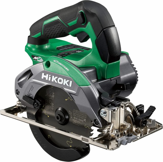 HiKOKI(ハイコーキ) 36V 125mm コードレス丸のこ 高速7000回転 際切り対応型 アグレッシブグリーン 蓄電池 充電器 ケース 集じん