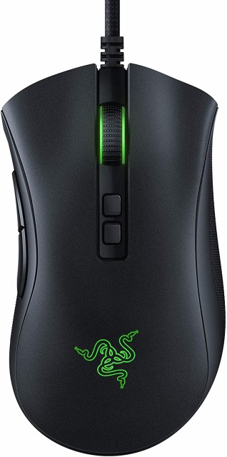 Razer DeathAdder V2 ゲーミングマウス 右手エルゴノミック形状 Focus+センサー 20000DPI 軽量82g 光学スイッチ 8