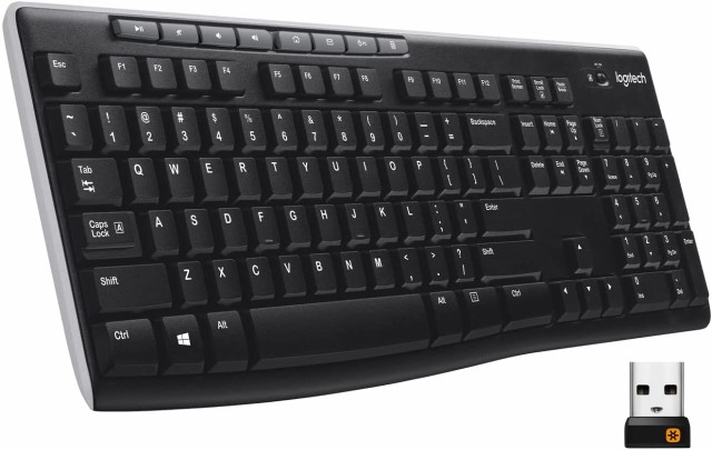 Logitech ワイヤレス US キーボード K270 ロングレンジ Unifying レシーバー対応 並行輸入 [並行輸入品]