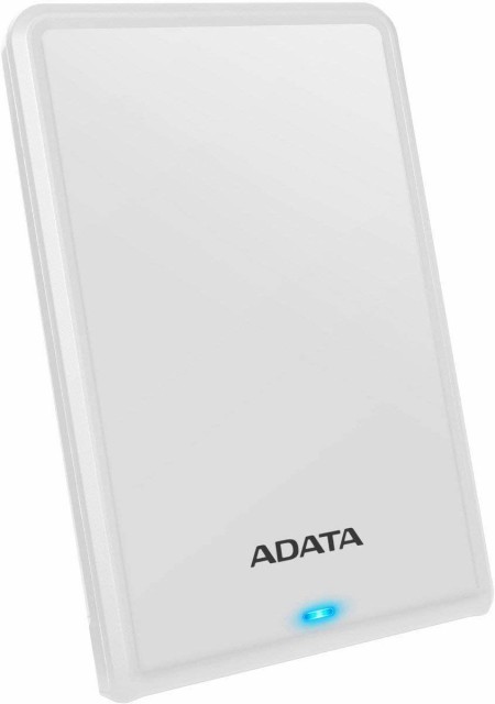 ADATA AHV620S-1TU31-CWH 外付けHDD HV620S 1TB ポータブル USB3.2 Gen1対応 ホワイト スリムタイプ /