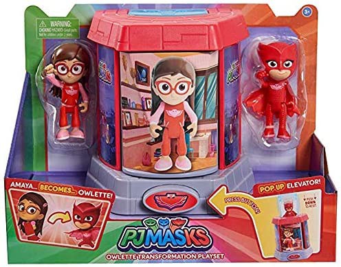 パジャマスク おもちゃ アウレット 変身グッズ フィギュア 赤 PJ Masks Owlette (アウレット) [並行輸入品]