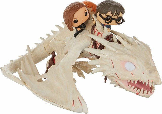 Funko Pop ! Rides : Harry Potter Gringotts Dragon with Harry, Ron, Hermione