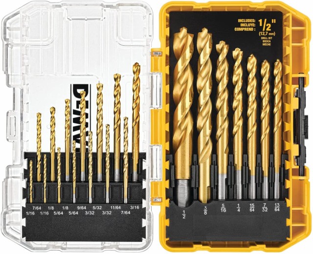 DEWALT DW1361 Titanium Pilot Point Drill Bit Set, 21-Piece by DEWALT [並行輸入品