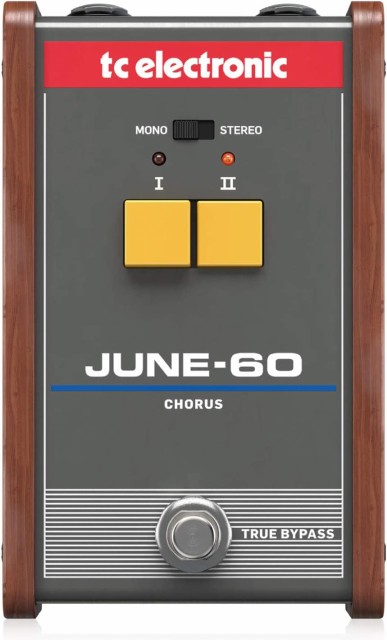 TC Electronic エフェクター JUNE-60 ヴィンテージコーラス Juno-6 BBD素子仕様/2ボタンインターフェースコーラスペダル