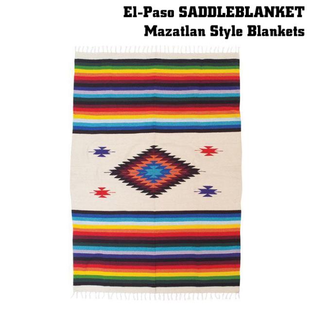 ラッピング無料 エルパソ サドルブランケット メキシカン マサトラン スタイル ブランケット Elpaso Saddleblanket Mazatlan Style Blankets ラグ マルチ 第1位獲得 Www Iacymperu Org