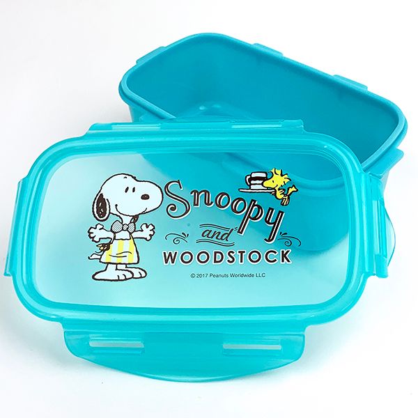Peanuts スヌーピー キーピングケース Bl お弁当箱 ランチボックス ブルー グッズ