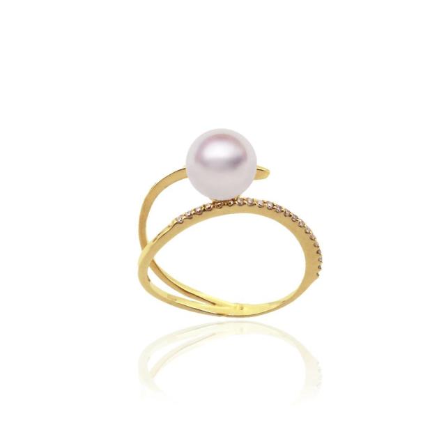 割引 Pearl ジュエリー アクセサリー Tensei 真珠 K18 7 0mm アコヤ真珠 パール リング 宇和島 天成真珠 結 誕生日 フォーマル パール 指輪 リング