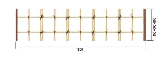 即発送可能 エイコーユニットウィング四ツ目垣 青竹匠w1800xh450mm三万円以上購入送料無料例外地域有り お気にいる Olsonesq Com