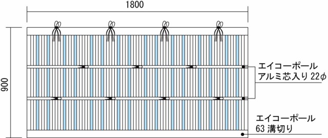 予約販売品 エイコーユニットウィング立御簾垣22透かし入 ゴマ竹 W1800xh900mm三万円以上購入送料無料例外地域有り 超目玉 Www Nescon Es