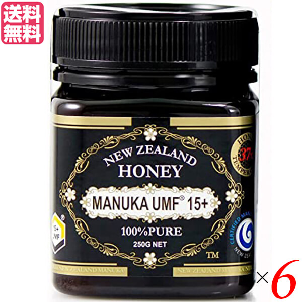 売り尽くし価格 マヌカハニー Umf Mgo ハニージャパン マヌカハニー Umf15 Mgo500 250g 6個セット 送料無料 最安値 に挑戦