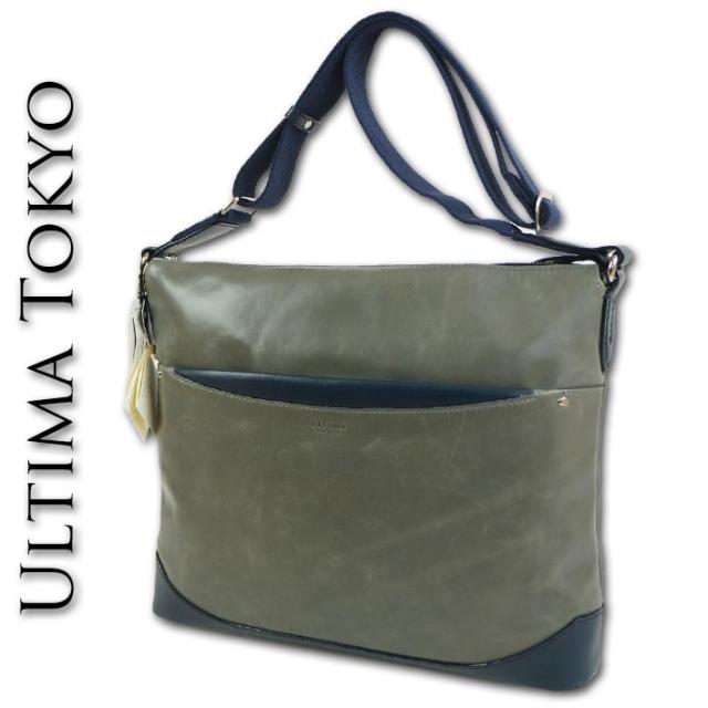 驚きの安さ ウルティマトーキョー Ultima Ultima Tokyo 牛革 レザー ショルダーバッグ ウェルナー メンズ メンズ レザー グレー系 プシュケチカ 6bb572 Noidc Org