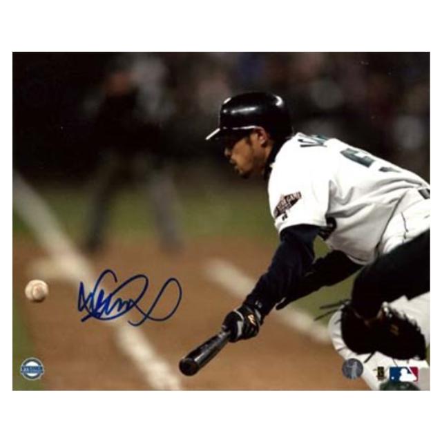 最大10 Offクーポン 証明書付き イチロー 直筆サイン入りバット シアトルマリナーズ 野球 サッカーゲーム Labelians Fr