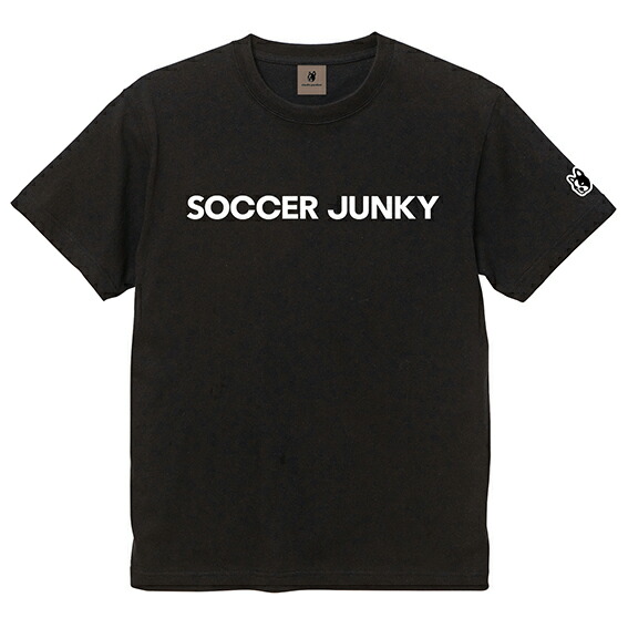 感謝価格 Soccer Junky サッカージャンキー サッカー フットサル トップス Sj 2 玉犬 渾半袖tee ブラック 半袖tシャツ ネコポス対応 国際ブランド Sportunia Com
