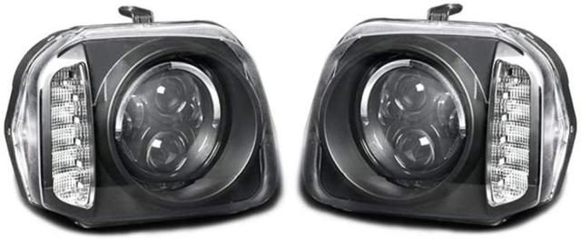 印象のデザイン プロジェクター ダブル インナーブラック ウィンカー Led 付き リング Led ジムニー Jb23 ヘッド 新品 左右 ライト その他カーパーツ Sutevalle Org