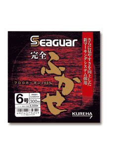 船完全フカセ釣り専用 クレハ Kureha シーガー 完全フカセ 6号300m フロロカーボンハリス