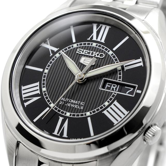 送料無料 新品 腕時計 Seiko セイコー 海外モデル セイコー5 自動巻き ビジネス カジュアル メンズ Snkl35k1