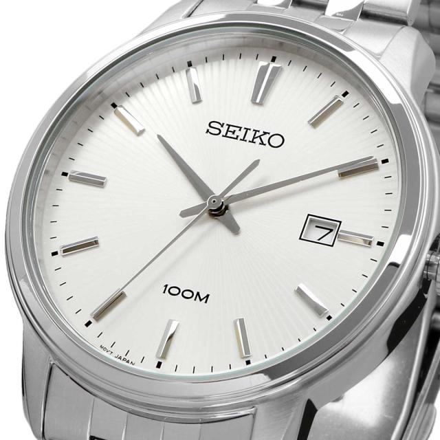 送料無料 新品 腕時計 Seiko セイコー 海外モデル クォーツ ビジネス カジュアル シンプル メンズ Sur257p1
