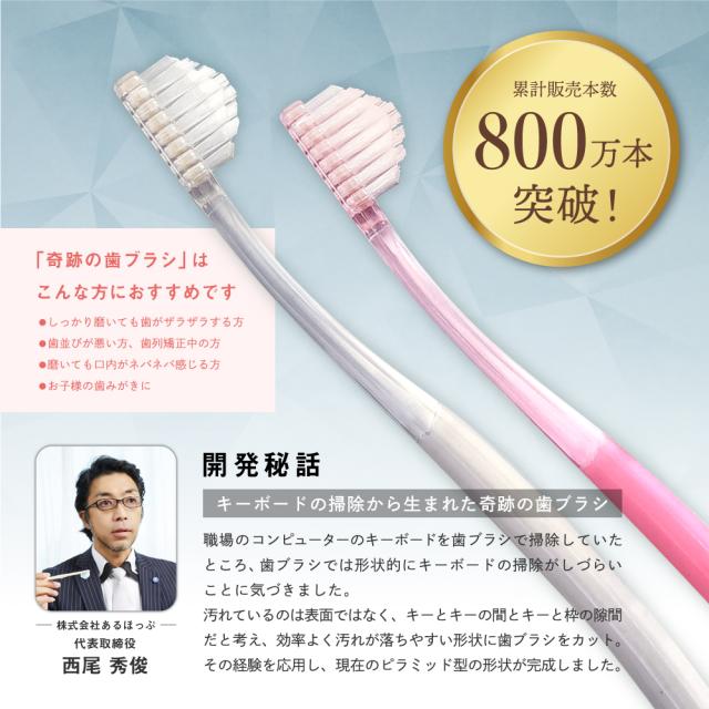 歯ブラシセット 奇跡の歯ブラシ 6本セット 歯並び【代引不可 ネコポス】の通販はau PAY マーケット au PAY マーケット店|商品ロットナンバー 歯ブラシセット 奇跡の歯ブラシ 6本セット 歯並び【代引不可 ネコポス】の通販はau PAY マーケット au PAY マーケット店|商品ロットナンバー
