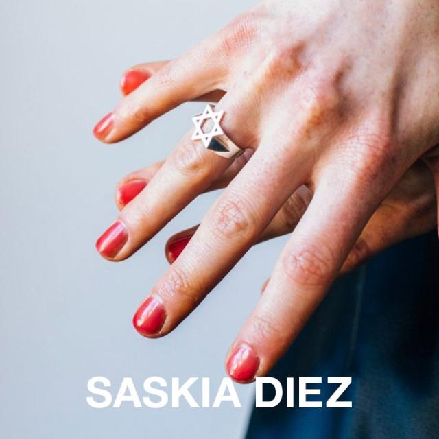 内祝い Saskia Diez サスキア ディーツ David Star Ring ダビデ スター リング ブランド 10号 人気ブランドを Olsonesq Com