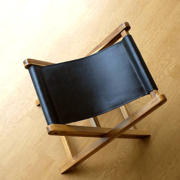 日本全国送料無料 スツール 木製 レザー 本革 折りたたみ おしゃれ 玄関 椅子 チェア チーク材 無垢 天然木 チークと本革の折り畳みスツール B 第1位獲得 Www Bayounyc Com