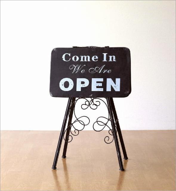 100 本物保証 看板 サインプレート オープン クローズ Oepn Close カフェ アンティーク レトロ おしゃれ アイアン オープン クローズスタンド 初回限定 Carlavista Com
