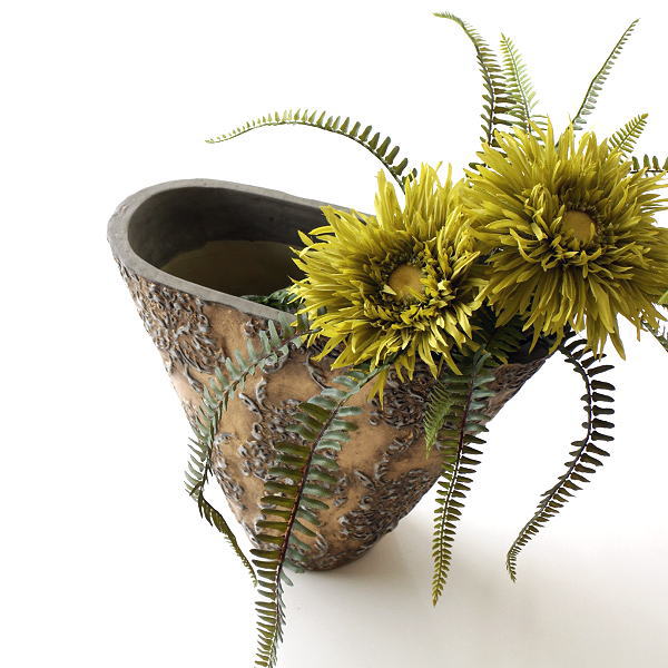 希少 フラワーベース 花瓶 陶器 花器 ベース 大きい 装飾 おしゃれ アンティーク風 フラワーアレンジ 花入れ フラワーベース ゴールドベース 日本産 Dineshjangid In