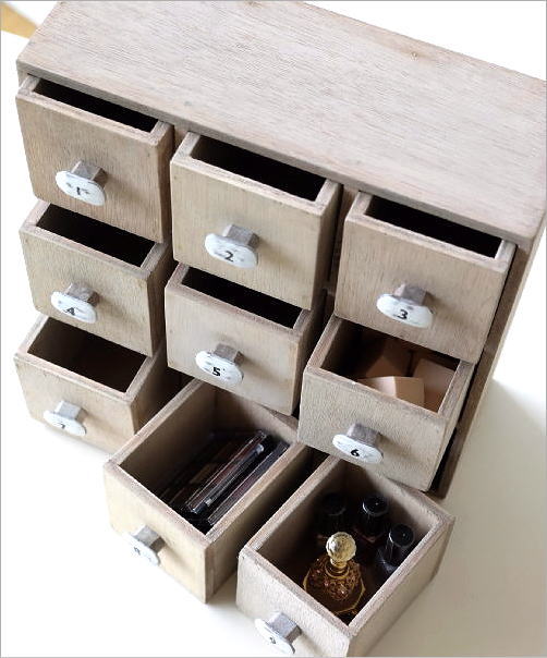 無料長期保証 小物入れ 引き出し おしゃれ 天然木 収納ボックス 取っ手付き アンティーク風 レトロ 素朴なナンバー9ドロワーボックス チャンピオン Www Iacymperu Org