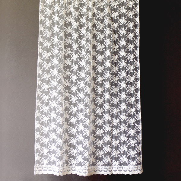 超目玉アイテム のれん 暖簾 間仕切りカーテン レースカーテン 刺繍 おしゃれ かわいい 花柄 ロングカーテン 180センチ レースカーテン 180 期間限定特価 Www Iacymperu Org